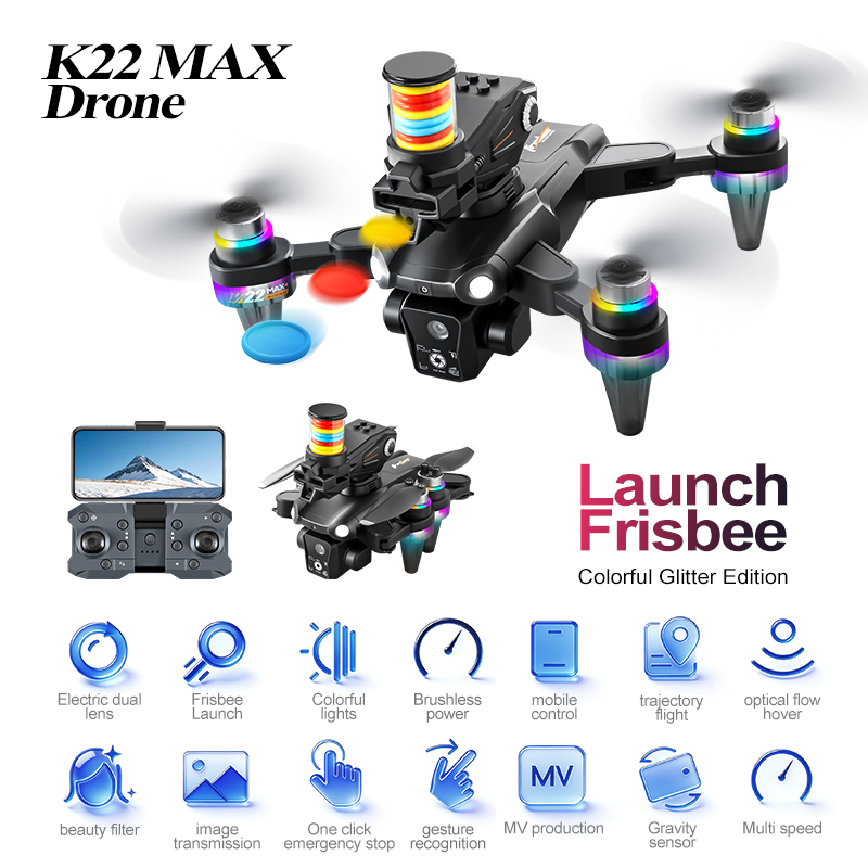 JCMO K22 MAX Frisbee Launch Dr - Drone Camera Professional recensie en prijs